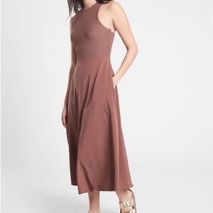 Athleta Winona Midi Support Dress Hearth Rose XS